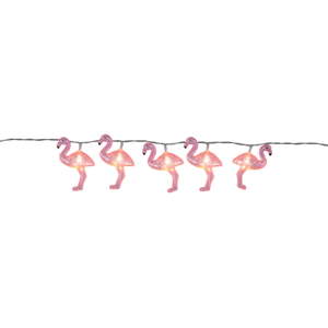 Světelný LED řetěz Best Season Go Flamingo, 10 světýlek