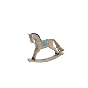 Dekorativní vánoční dřevěný houpací kůň Ego Dekor Horse Small