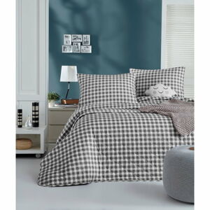 Přehoz přes postel se 2 povlaky na polštář z ranforce bavlny EnLora Home Pled, 225 x 240 cm