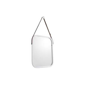 Nástěnné zrcadlo v bílém rámu PT LIVING Idylic, délka 40,5 cm