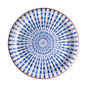 Modrý talíř z dolomitu Brandani Ginger, ⌀ 27 cm