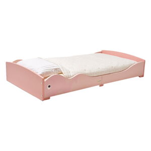 Růžová dětská postel 75x145 cm Whale - Rocket Baby