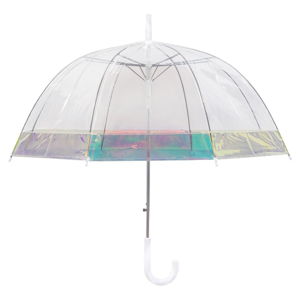 Dámský transparentní holový deštník Ambiance Iridiscent, ⌀ 85 cm