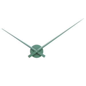 Zelené hodiny Karlsson Little Big Time, ø 90 cm