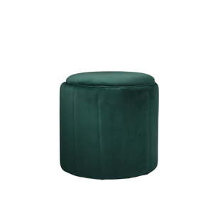 Zelená čalouněná stolička Native Mystique, ⌀ 43 cm