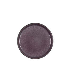 Švestkově fialový kameninový dezertní talíř Bitz Mensa, průměr 21 cm