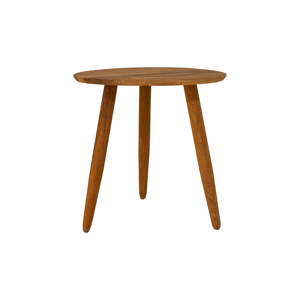 Konferenční stolek z masivního dubového dřeva Canett Uno, ø 40 cm