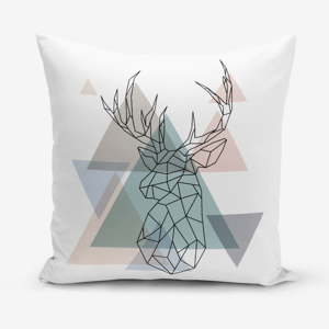Povlak na polštář s příměsí bavlny Minimalist Cushion Covers Deer, 45 x 45 cm