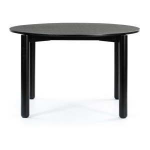 Černý kulatý jídelní stůl Teulat Atlas, ø 120 cm
