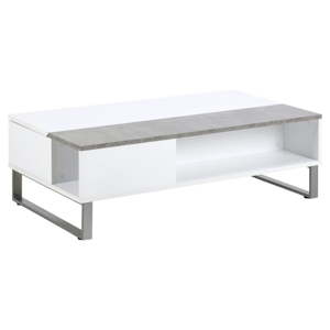 Bílo-šedý konferenční stolek Actona Azalea