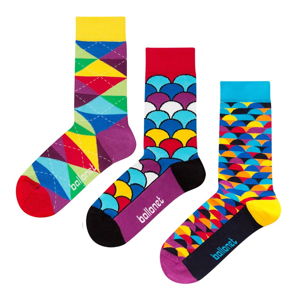 Set 3 párů ponožek Ballonet Socks Bright Sun v dárkovém balení, velikost 41 - 46