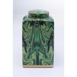 Zelená dekorativní sklenice Kare Design Malachite, 42 cm