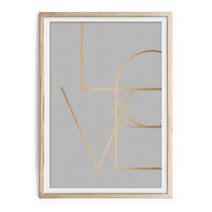Obraz v rámu Velvet Atelier Love, 60 x 40 cm