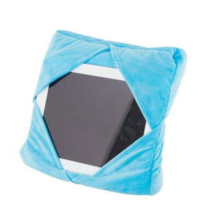 Modrý multifunkční polštář s držákem na iPad InnovaGoods