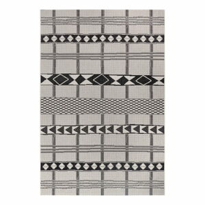 Černo-šedý venkovní koberec Ragami Madrid, 120 x 170 cm