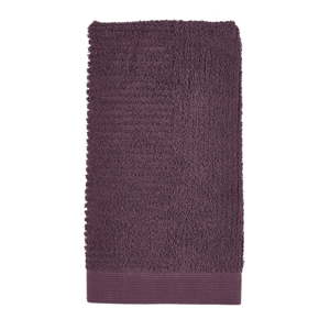 Tmavě fialový ručník Zone Classic, 50 x 100 cm