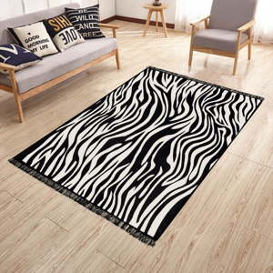 Oboustranný pratelný koberec Kate Louise Doube Sided Rug Zebra, 140 x 215 cm