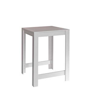 Bílý barový stůl TemaHome Sulens, šířka 70 cm