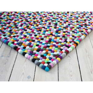 Kuličkový vlněný koberec Wooldot Ball Rugs Multi Pang, 100 x 150 cm
