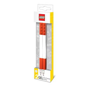Sada 2 červených gelových per LEGO®